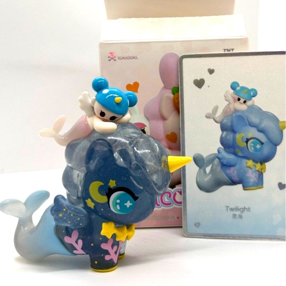 Twilight, Chibi Style Unicorno Collectible Art Figure, by Tokidoki - New